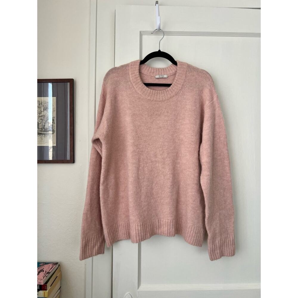 AYR The Kickback Blush Pink Crew Sweater - Picture 3 of 9